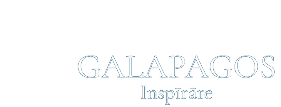 Logo reading 'GALAPAGOS' with the word 'Inspire' underneath in blue distressed font.