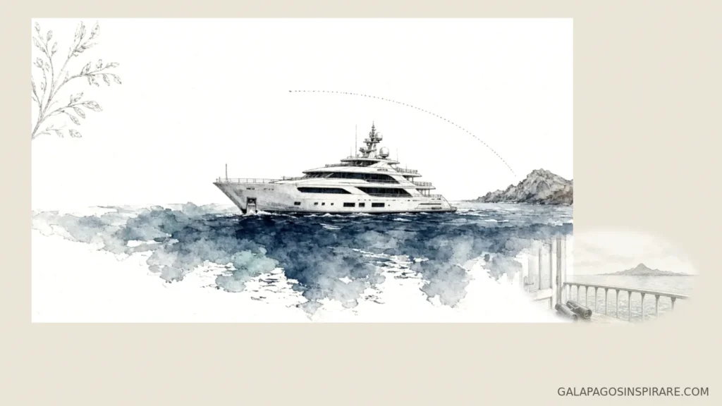 natural paradise galapagos expedition yacht route naturalist sketch