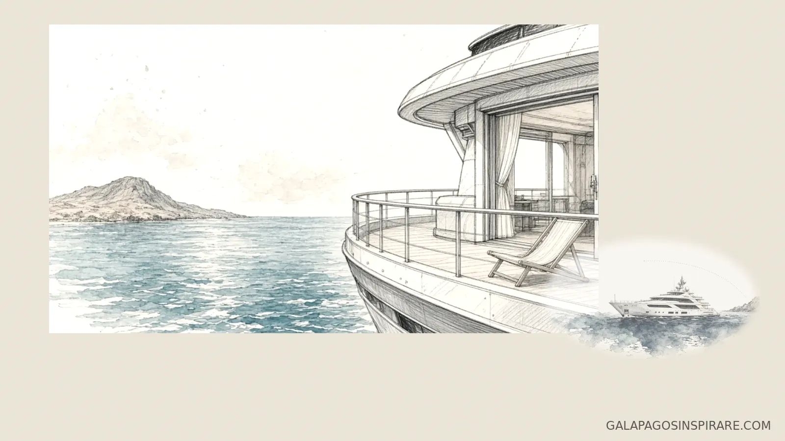 treasure of galapagos private balcony view naturalist sketch
